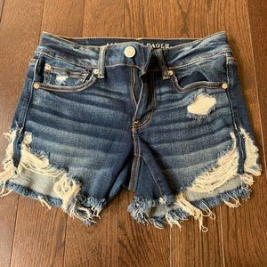 Jean shorts dark